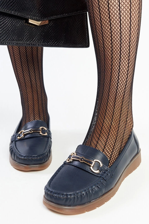 Mocasines con hebilla Anisah en color...