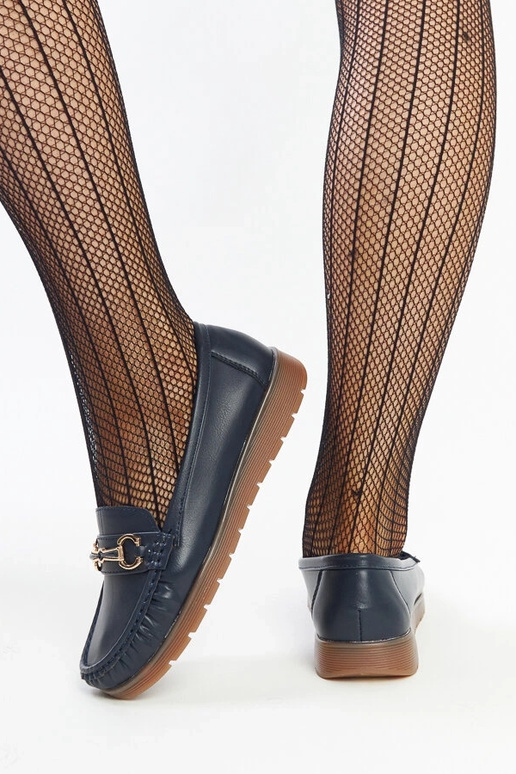 Mocasines con hebilla Anisah en color...