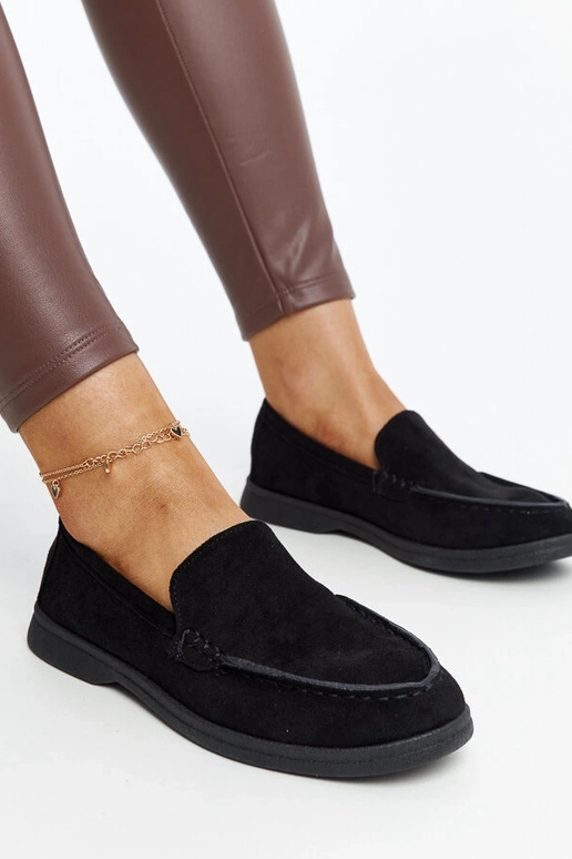 Zapatos Rumay de ante negro