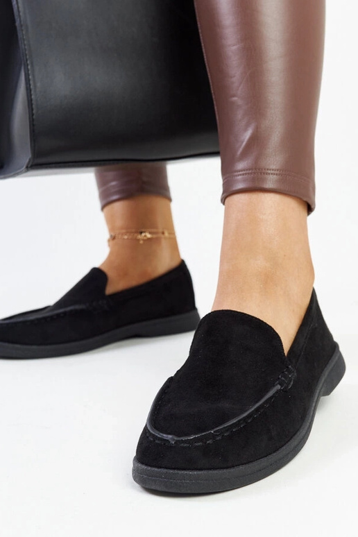 Zapatos Rumay de ante negro