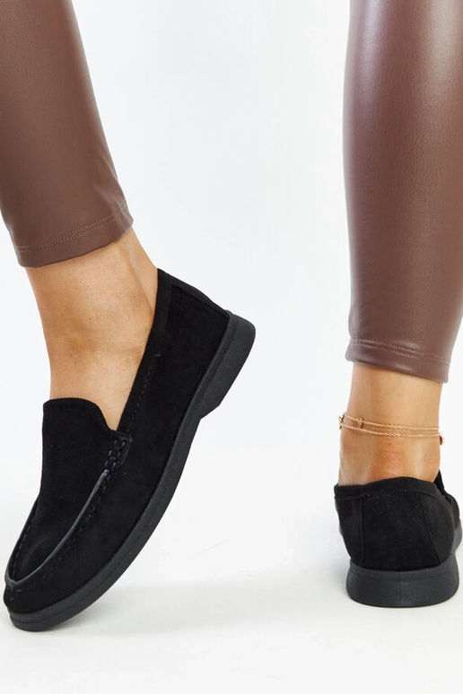 Zapatos Rumay de ante negro