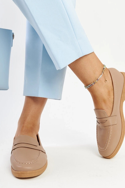 Mocasines Nawrah clásicos marrones