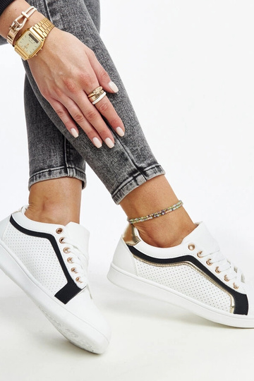 Zapatillas de plataforma Amal en blanco y negro