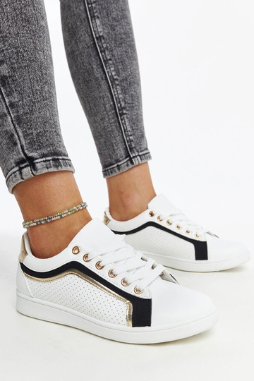 Zapatillas de plataforma Amal en blanco y negro 2