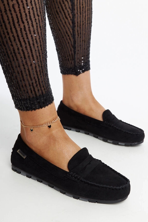 Mocasines de ante negros Nafisah