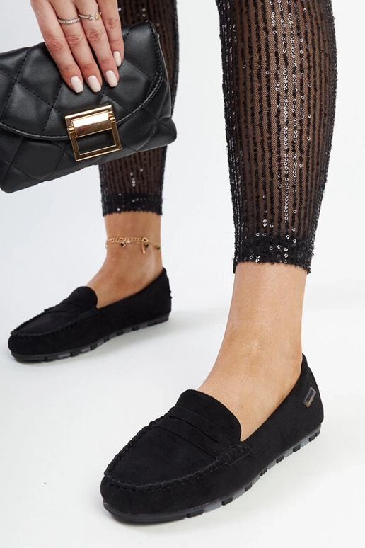 Mocasines de ante negros Nafisah