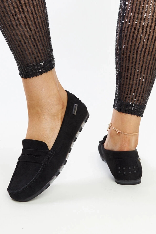 Mocasines de ante negros Nafisah