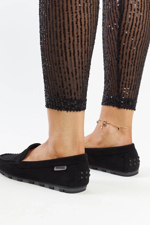 Mocasines de ante negros Nafisah