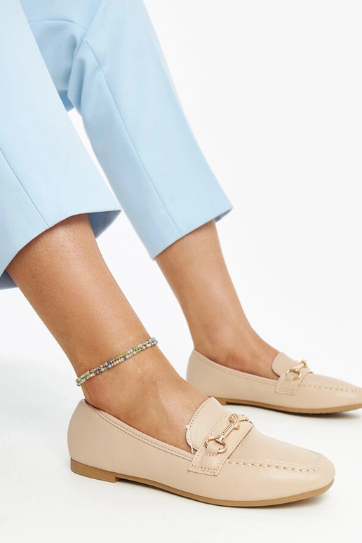 Mocasines decorativos beige Docherty