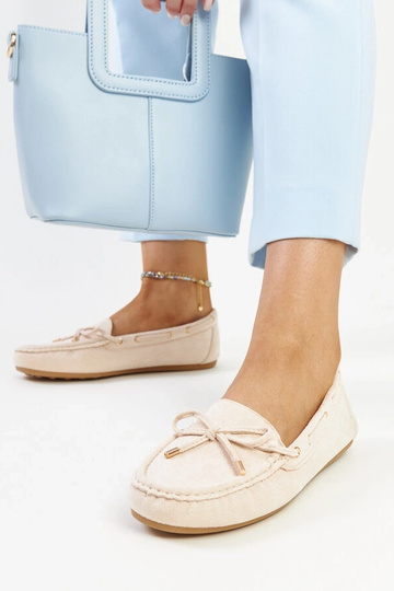 Mocasines de ante beige claro Aneesa 2