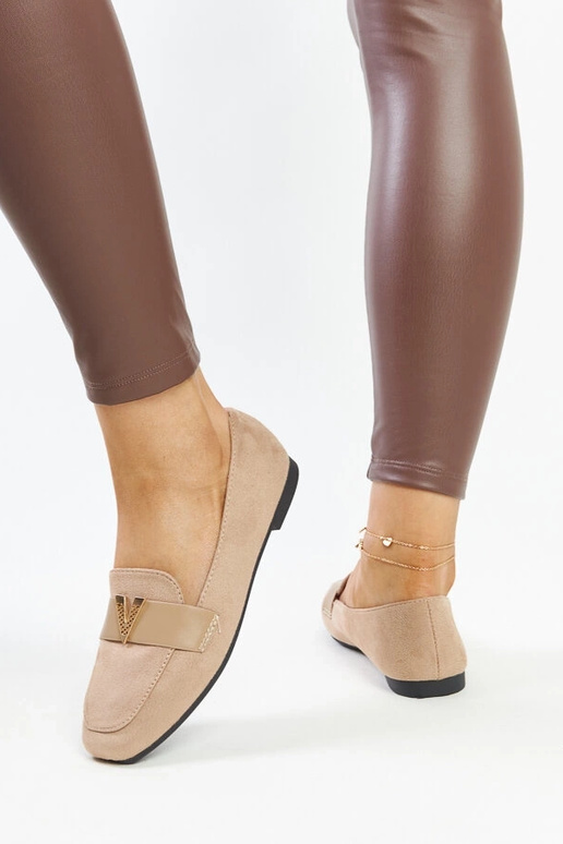 Mocasines marrones con decoración Namal