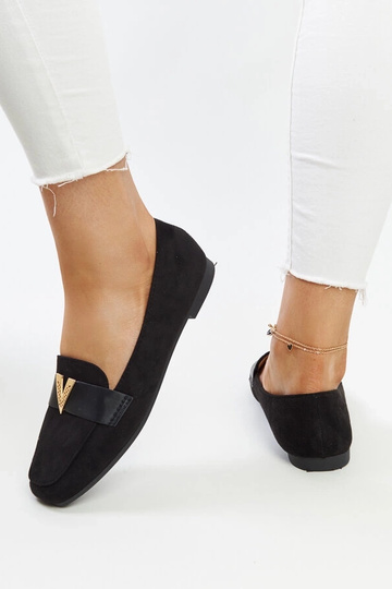 Mocasines negros con decoración Namal 2