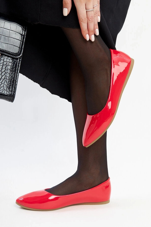 Bailarinas Brankica de charol rojo Bailarinas Brankica de charol rojo