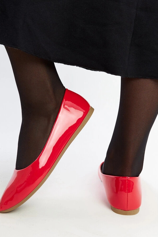 Bailarinas Brankica de charol rojo Bailarinas Brankica de charol rojo