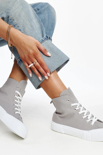 Zapatillas altas grises Vinka 2