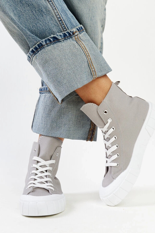 Zapatillas altas grises Vinka