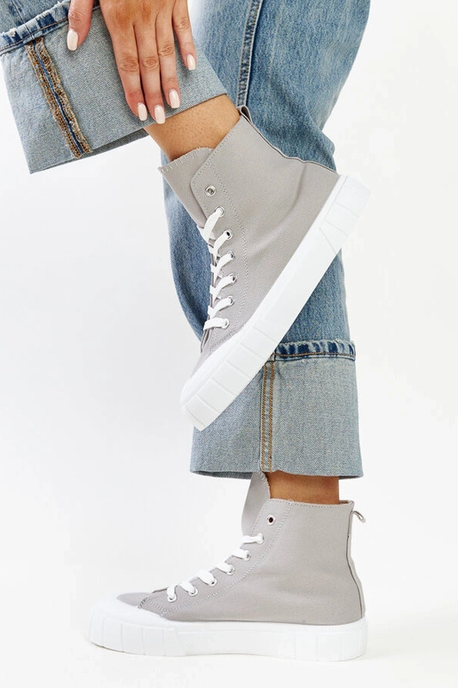 Zapatillas altas grises Vinka