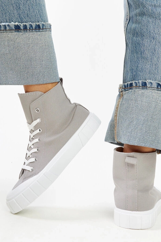 Zapatillas altas grises Vinka