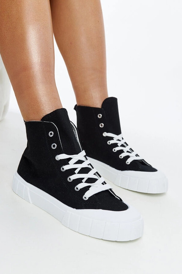 Zapatillas altas negras Vinka