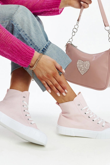Zapatillas altas rosas Vinka 2