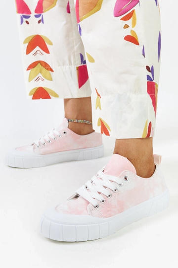 Zapatillas de tela rosa Jerina 2