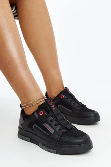 Zapatillas deportivas negras y grises para mujer CROSS JEANS LL2R4012C