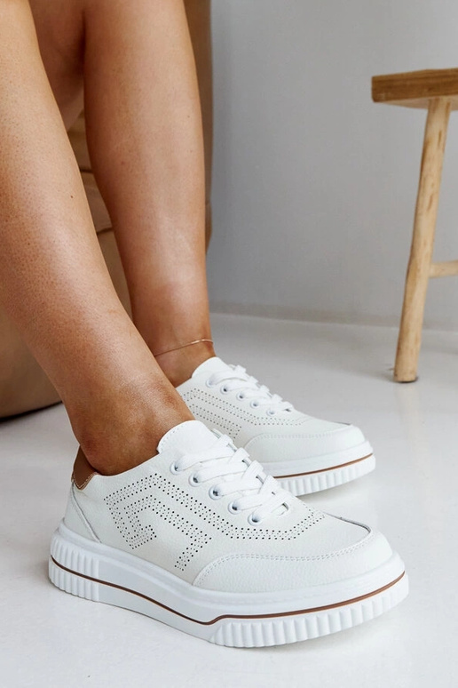 Zapatillas de piel beige Rushd