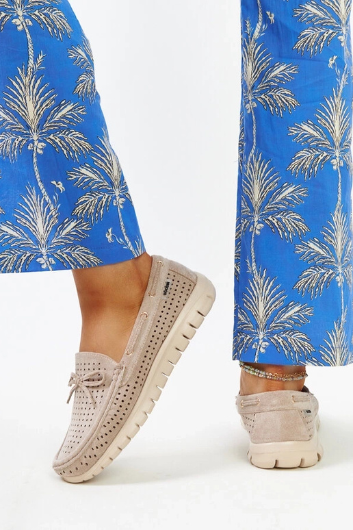 Mocasines marrones con plantilla de...