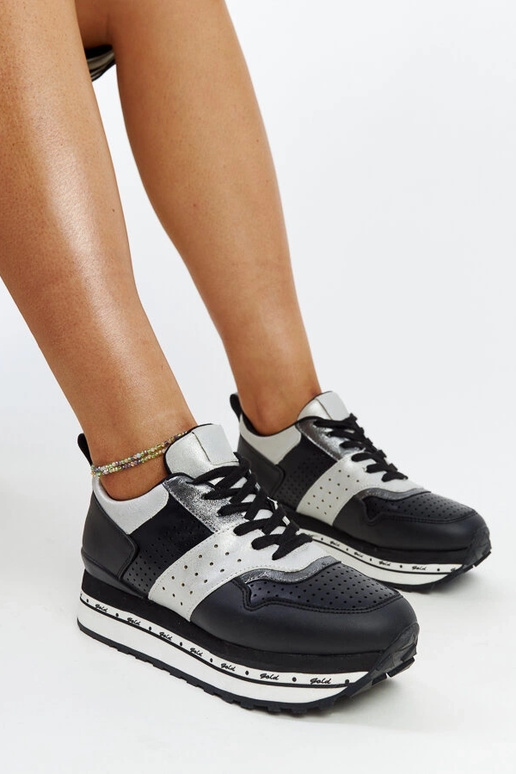 Zapatillas negras de suela alta Askalua