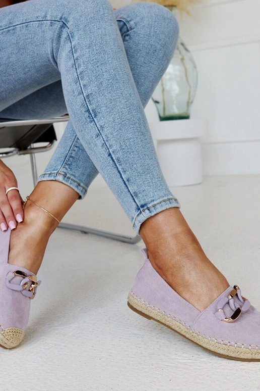 Alpargatas de cadena moradas de Radwan