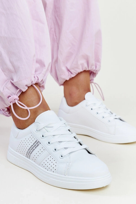 Zapatillas blancas piel ecologica...