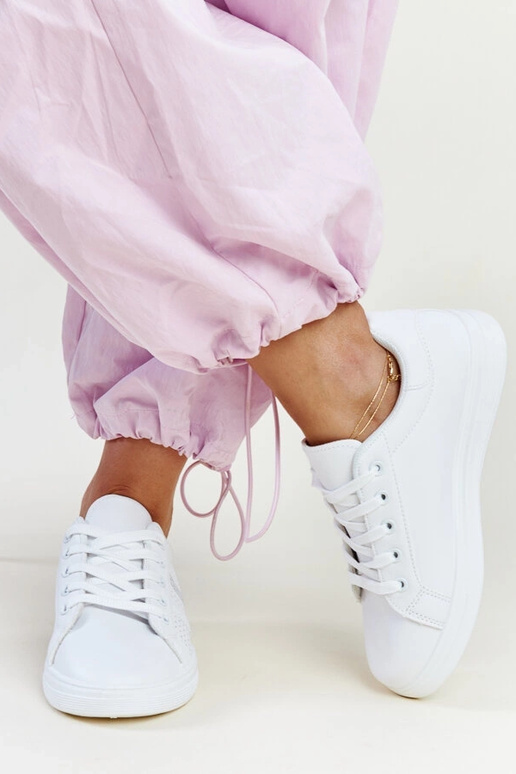 Zapatillas blancas piel ecologica...