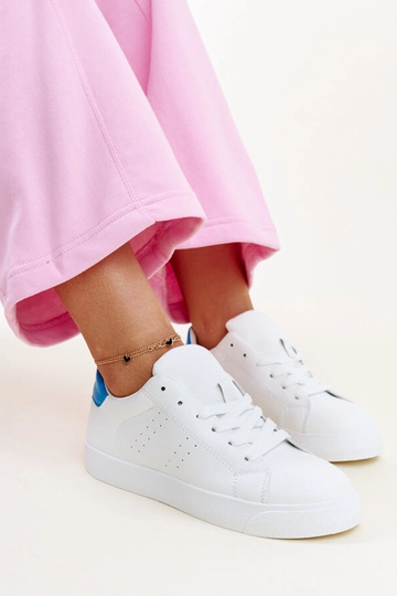 Zapatillas Akila blancas y azules 2