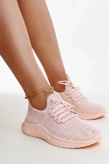 Zapatillas Milena de tela rosa