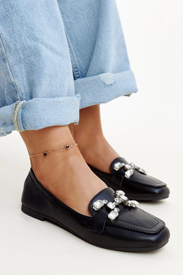 Mocasines negros con...