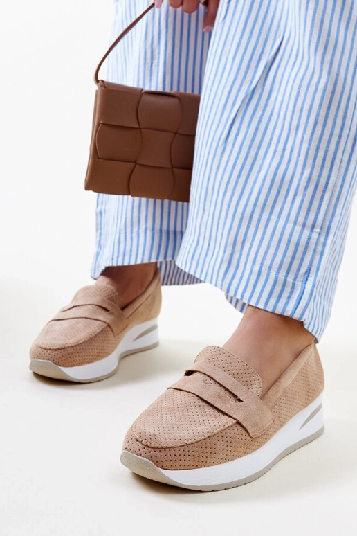 Zapatos Muna perforados marrones