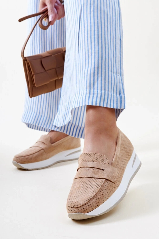 Zapatos Muna perforados marrones