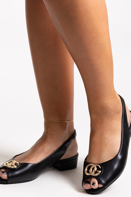 Sandalias con plantilla de cuero...