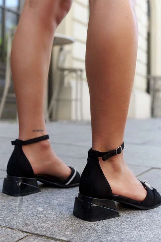 Sándalos de bloque con plantilla de...