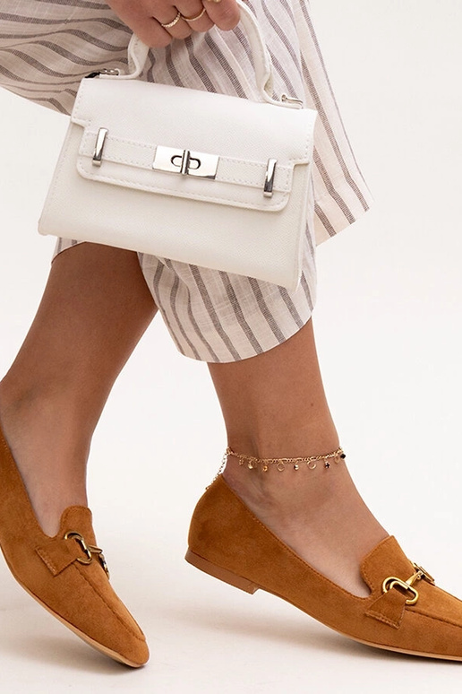 Mocasines con hebilla de zamari marrón