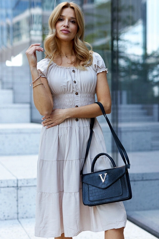 Bolso de hombro Barsa con estampado...