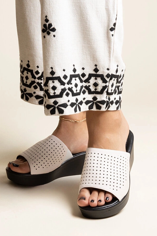 Zapatillas de plataforma blancas de...