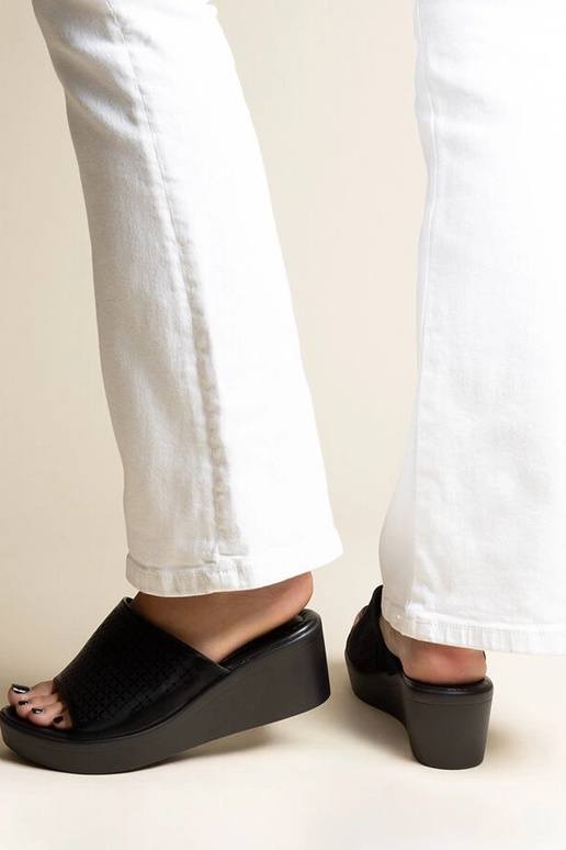 Zapatillas de plataforma negras de...