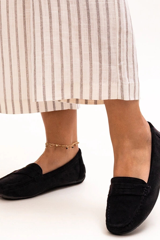 Mocasines clásicos negros de Morton