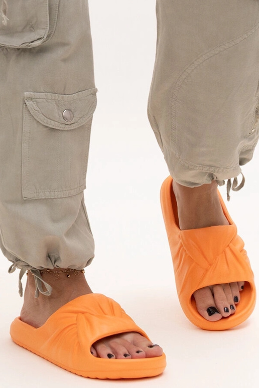 Chanclas de espuma Cunta color naranja