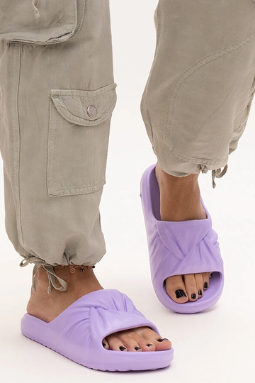 Chanclas de espuma Cunta color morado 2