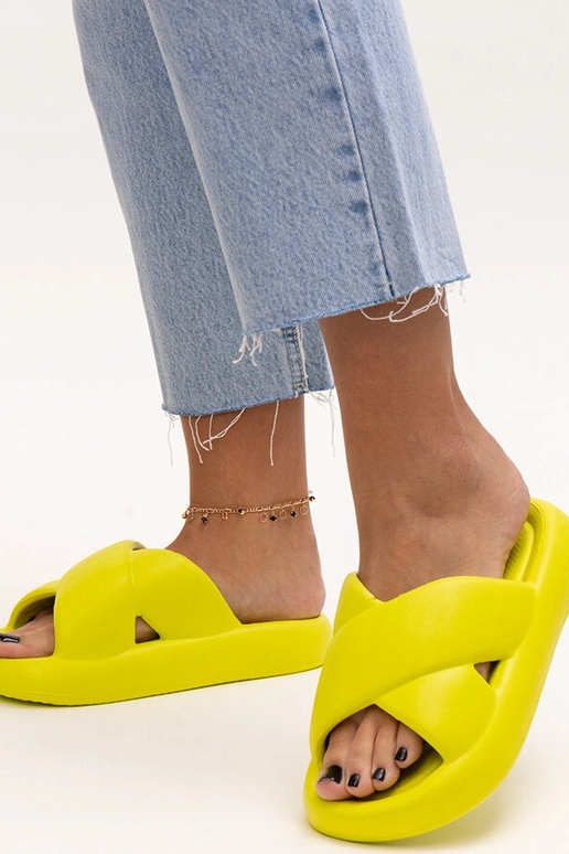 Chanclas Manua de espuma verde