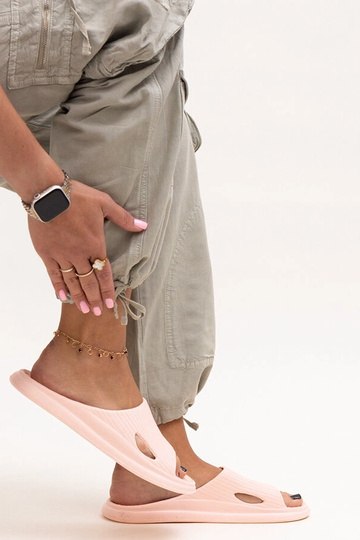 Pantuflas de espuma rosa mirto