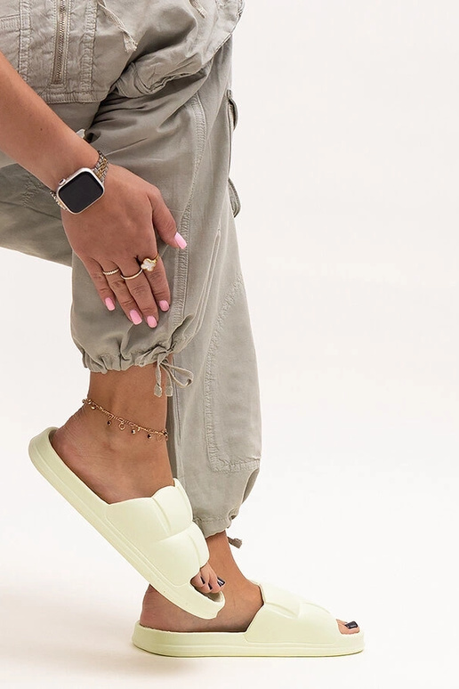 Chanclas de espuma Diamanda verde