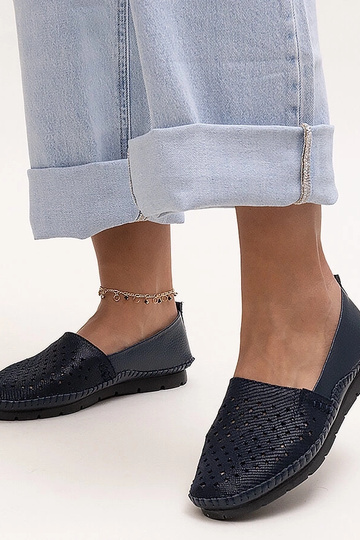 Zapatos de piel marino Antonea 2